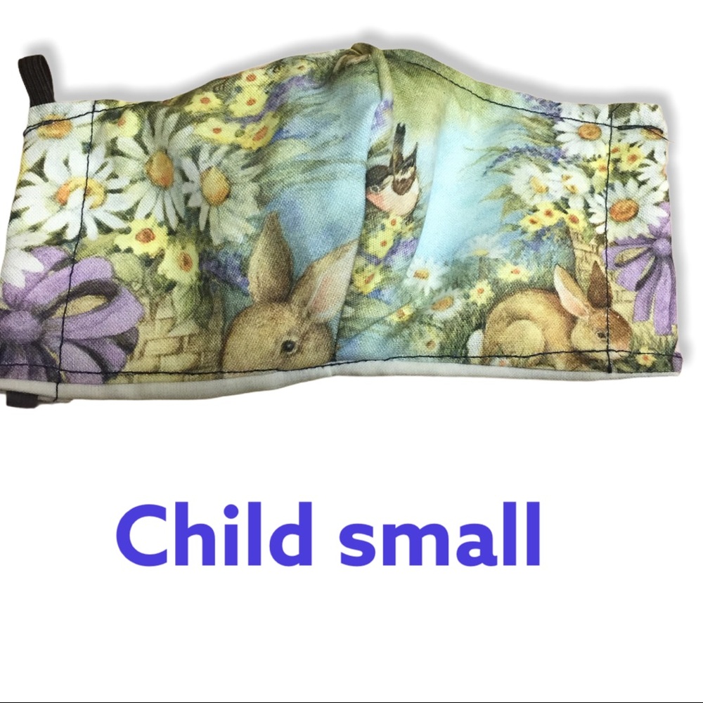 Bunny child small cotton mask